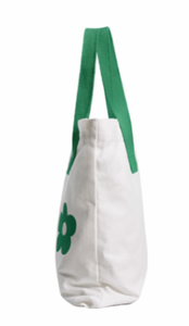 Hot Selling Reusable Recycled Cotton Canvas Cartoon Folding Tote <b>Bag</b> Custom Printed Logo Eco Friendly Shoulder Closure <b>Long</b> - Product Image 3