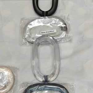 Eslabones de Cadena de Resina Transparentes Grandes de Color Rosa |   Decoración para Colgar en la Pared, Artesanía de Resina - Product Image 6