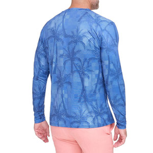 ผู้ผลิตจากโรงงานโดยตรง เสื้อรัดรูปแขนยาว แห้งเร็ว สีพื้น รับสั่งทำลายพิมพ์แบบ Sublimation สำหรับผู้ชาย - Product Image 2