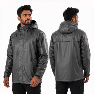 <b>Lightweight</b> Stand Collar <b>Men's</b> <b>Jackets</b> Casual Outdoor Winter <b>Jacket</b> <b>Men</b> Windproof Waterproof Custom logo <b>Rain</b> Coat - Product Image 4