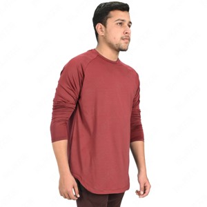 Personalizado 100% algodón Formal de gran tamaño moda hombro caído hombres manga corta de alta calidad personalizado hombres camisetas ecológicas - Product Image 2