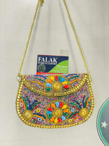 Bolso de mujer de mosaico de estilo bohemio y evento de noche de moda bolso de mosaico de exportación de lujo bolso de mano de declaración de moda FWE - Product Image 2