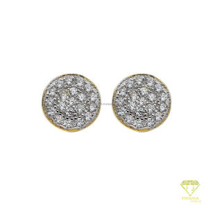 Boucles d'oreilles en moissanite noire de luxe, argent sterling 925, style hip hop, bijoux pour hommes et femmes - Product Image 6