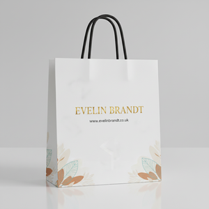 ถุงกระดาษเคลือบเงาแบบกำหนดเอง ทำด้วยมือ หรูหรา เป็นมิตรกับสิ่งแวดล้อม รีไซเคิลได้ สำหรับบรรจุภัณฑ์ของขวัญพรีเมียมในซูเปอร์มาร์เก็ต - Product Image 4