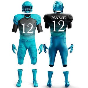 Uniforme de football américain en polyester 100%, de haute qualité, à bas prix, vente en gros d'uniformes de football américain - Product Image 2