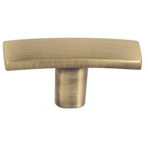 Antique Brass Cabinet Knob T Handle Single Hole Drawer Pull Furniture Handle for Kitchen Bathroom <b>Wardrobe</b> T Knob - Product Image 1