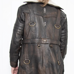 Abrigo de Cuero para Hombre de Alta Calidad, Chaqueta de Cuero Genuino Elegante, Proveedor de Moda con Logotipo Personalizado al por Mayor, Nueva Llegada 2026 - Product Image 6