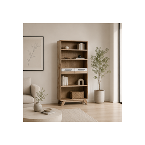 SOHO Collection Modern Space-Saving Durable 1850mm Height <b>Solid</b> <b>Wood</b> Multifunction Easy Installation 10-Year Warranty <b>Bookcase</b> - Product Image 1