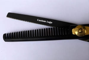 Tijeras de Entresacar Profesionales de Acero Inoxidable 4Cr13 para Barbero, Mano Derecha, Mango Corto, Calidad de Salón, 28 Dientes, Gran Venta - Product Image 6