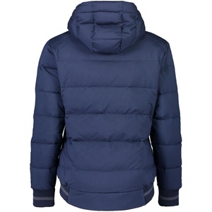 Veste matelassée coupe-vent écologique de haute qualité pour homme, taille plus, veste d'hiver à capuche en toile imperméable, service OEM - Product Image 6