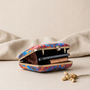 Bolso de Mano con Estampado de Arte Floral, Elegante para Eventos Formales y Festivos - Product Image 3