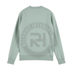 Sudaderas de Cuello Redondo al por Mayor de Fábrica, de Alta Calidad, con Logotipo Personalizado, de Algodón Pesado, Lisas, de Verano, 100% Algodón, con Hombros Caídos, sin Estampado - Product Image 4