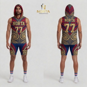 Fully Sublimated 7on7 Flag Football Uniforms Custom <b>Compression</b> 7v7 Jerseys Shorts Breathable Moisture - Product Image 6
