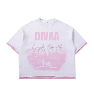 Camiseta de Algodón Peinado 100% Personalizada, Transpirable y Suave para Mujer, Impresión Serigrafiada OEM, Bordado Personalizado, Camisetas Unisex de Alta Densidad - Product Image 1