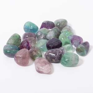 Cristaux d'agate de fluorite naturelle en gros, pierres multiformes pour la guérison, pierre de fluorite, pierre de fluorite polie de Aameena Agate - Product Image 2