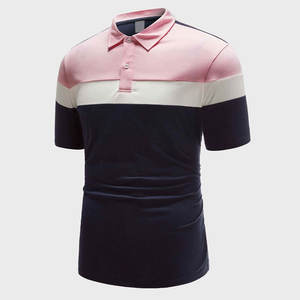 Camiseta de Golf para Hombre en Tela Jersey a Cuadros, Duradera, Ecológica, Transpirable, Cómoda, Casual y Moderna - Product Image 2