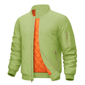 Bomber <b>jacket</b> <b>For</b> <b>Men's</b> Side Pockets Front Zipper <b>Long</b> Sleeve Comfortable Casual Style Breathable <b>Jacket</b> <b>For</b> <b>Men</b> <b>Men's</b> <b>Jackets</b> - Product Image 1
