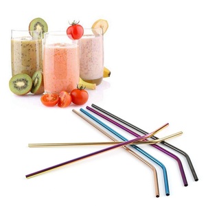 Elegant Copper Drink Tubes Reusable <b>Metal</b> Sipping <b>Straws</b> Perfect for Smoothies Fresh Juice Iced Coffee and Chilled Beverages - Product Image 5