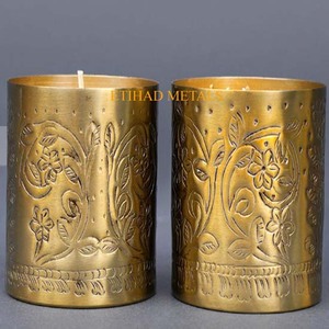 Portavelas decorativo de metal, portavelas aromáticos Dance of Frondescence, velas votivas de metal - Product Image 5