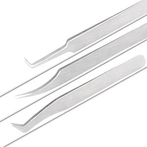 Pinzas de pestañas en forma de delfín de calidad superior para pestañas Embalaje personalizado y logotipo Herramienta de belleza tipo Punta de volumen - Product Image 2