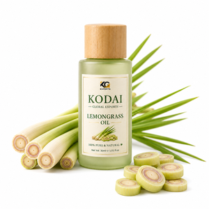 Aceite Esencial de Limoncillo de Tamil Nadu 100% Puro y Natural de Primera Calidad, Destilado al Vapor, para Aromaterapia y Cuidado Facial, Kodai Global Export - Product Image 1