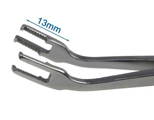 คีมจับกระดูกสำหรับผ่าตัด WORLD PRECISION SURGICAL ขนาด 140 มม. ทำจากสแตนเลสสตีล ใช้ด้วยมือ สำหรับชุดอุปกรณ์ศัลยกรรมกระดูกทั่วไป - Product Image 2
