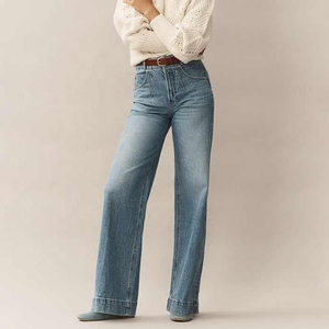 High Quality Vintage High Street Baggy Jeans for Women Casual Wide Leg Pants with Reasonable Price for Winter - Product Image 6