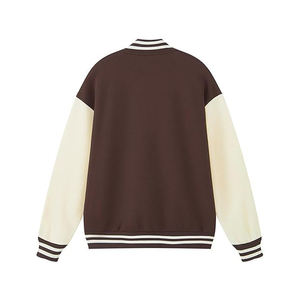 Chaqueta Universitaria Ecológica para Hombre, Mezcla de Poliéster PET, Sostenible, Color Verde Universitario, Materiales Certificados, Ética, Invierno - Product Image 2