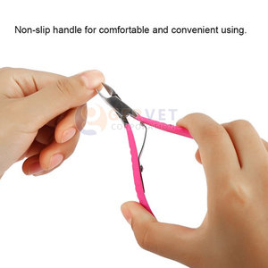 Hot Sale High Quality Professional Stainless Steel Nail & Cuticle Nippers Straight Blade Wide Jaw Opening for Finger <b>Toe</b> Use - Product Image 4