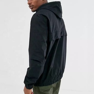 Chaqueta Cortavientos Personalizable para Hombre, con Capucha, Cuello Alto, Cierre de Cremallera, Impermeable, Forro Interior de Soft Shell con Diseño de Parches - Product Image 6