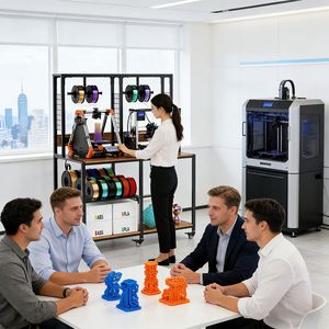 Dual 3D <b>Printer</b> Workbench Table Heavy Duty Metal Frame Double 3D <b>Printer</b> <b>Stand</b> T Type Filament Holder 3D <b>Printer</b> Accessories - Product Image 4