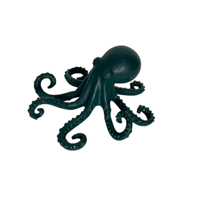 Decorative Aluminum Octopus Figurine Metal Octopus Statue Nautical Home Decor Tabletop Sculpture Marine Animal <b>Ornament</b> - Product Image 2