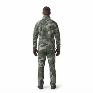 Guantes de Caza para Hombre OEM Camuflaje con Palma de Cuero Naranja Brillante, Dedo Gatillo Aislado, Impermeables y Cierre de Gancho y Bucle - Product Image 2