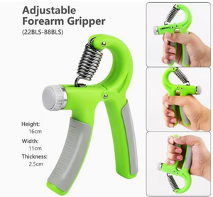 Entrenador de Fuerza de Agarre Ajustable con Mango de Plástico Verde y Herramientas de Ejercicio para Dedos, para Equipos de Fitness - Product Image 6