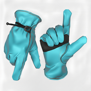 Genuine Leather <b>Gloves</b> Cashmere Lining Eco-friendly Vintage Winter Outdoor Casual Motorcycle Riding Safety Work <b>Touchscreen</b> - Product Image 1