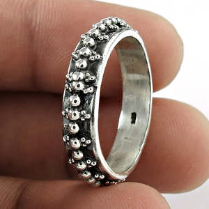Bague artisanale en argent sterling 925, design tendance, bijoux bohèmes pour femmes à prix raisonnable - Product Image 3