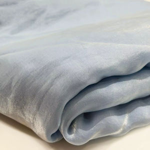 ADORN CREATION Tissu en nylon brillant 100% biologique, tissé uni, teint, écologique, provenant du Gujarat - Product Image 1