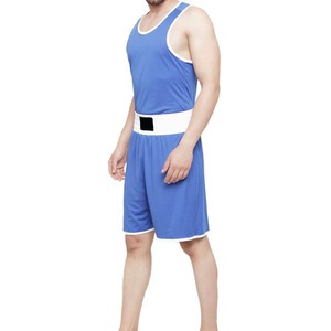 Latest Design Quick Dry Martial Arts Boxing Uniform for <b>Boxer</b> Kickboxing Vest Sets with Custom Logo and Colors - Product Image 4