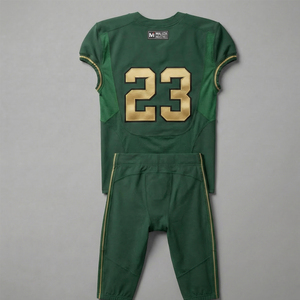 Conjunto Completo de Uniforme de Fútbol Americano Sublimado Personalizado para Hombre Adulto, de Alta Calidad, Transpirable, de Malla Corta, que Absorbe la Humedad, para Verano - Product Image 3