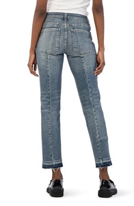 Jeans de haute qualité, confortables, décontractés pour femmes, avec logo personnalisé, jeans tendance pour femmes, coupe slim pour femmes - Product Image 3
