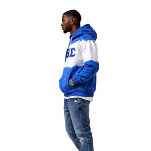 Sudadera con Capucha de Chenilla Tie Dye Phi Beta Sigma, Ropa de Fraternidad Griega con Diseño Atrevido, Comodidad Premium y Ajuste Elegante - Product Image 3