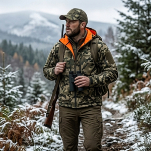 MALUZA INDUSTRIES Custom Logo <b>Waterproof</b> Softshell <b>Camo</b> Hunting <b>Jacket</b> Mens Thermal Nylon Lined Outdoor Summer Tactical Sports - Product Image 4