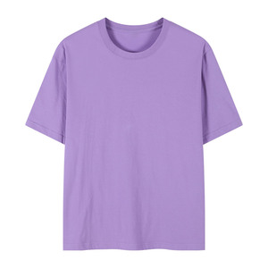 เสื้อยืดคอกลมแขนสั้นผ้าฝ้าย 100% น้ำหนัก 220 กรัม ระบายอากาศได้ดี แห้งเร็ว ทรงปกติ น้ำหนักเบา เหมาะสำหรับออกกำลังกาย สีพื้น ผลิตตามแบบ OEM พร้อมปักโลโก้ - Product Image 5