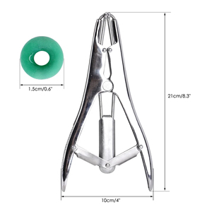 Pince de castration pour queue de mouton cassée, avec anneaux de castration élastiques en caoutchouc, pour animaux d'élevage, sans saignement - Product Image 1