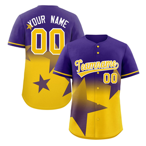 Camiseta de Béisbol con Logotipo Personalizado al por Mayor, Tejido Transpirable de Alta Calidad, Cierre Completo con Botones, Ropa Deportiva, Uniforme de Equipo - Product Image 1