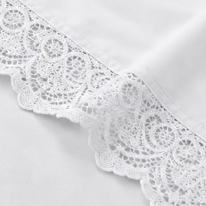 Plain White <b>Bed</b> Sheet Simple Modern Bedding Set With Soft Fabric And Matching <b>Pillow</b> Covers For Everyday Comfort - Product Image 6
