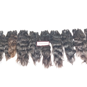Extensiones de Cabello Humano Remy Virgen 100% Natural de la India, con Cutícula Alineada, Doble Trama a Máquina, Paquete de 100g para Mujer - Product Image 2
