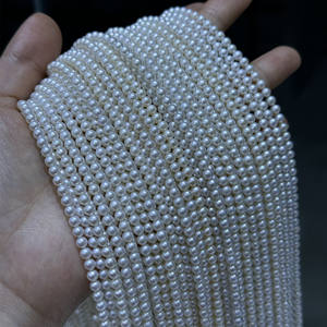 Collar de Perlas Naturales de 9-10 mm al por Mayor del Fabricante, Azul Eléctrico con Ligeras Imperfecciones, Caja de Regalo Incluida - Product Image 3