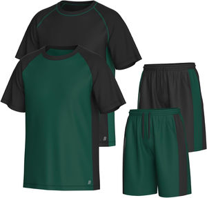 Camiseta y pantalones cortos de tela 100% algodón, material de primera calidad, diseño totalmente personalizado, para ropa informal o deportiva para hombre. - Product Image 6