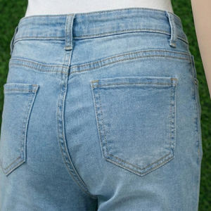 Pantalones Cargo de Mezclilla para Mujer, Cintura Media, Corte Ajustado, Ropa Urbana de Invierno, Color y Talla Personalizables - Product Image 6